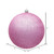 Vickerman N592079DG - 8 inch Pink Glitter Ball Christmas Ornament