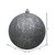 Vickerman N592087DQ - 8 inch Pewter Sequin Ball Christmas Ornament