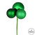 Vickerman N193004 18" Green Ornament Pick 4/Bg