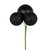Vickerman N193017 18" Black Ornament Pick 4/Bg