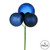 Vickerman N193031 18" Midnight Blue Ornament Pick 4/Bg