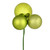 Vickerman N193073 - 18 inch Lime 4-Finish Ball Christmas Ornament - 4 Pack