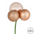 Vickerman N193080 18" Cafe Latte Ornament Pick 4/Bg