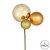 Vickerman N193108 18" Gold Ornament Pick 3/Bg
