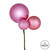Vickerman N193179 18" Pink Ornament Pick 3/Bg
