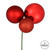 Vickerman N193203 18" Red Ornament Pick 2/Bg