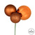 Vickerman N193288 18" Copper Ornament Pick 2/Bg