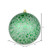 Vickerman N195604D 6" Green Crackle Ball Ornament 4/Bag