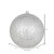 Vickerman N195607D 6" Silver Crackle Ball Ornament 4/Bag