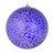 Vickerman N195666D 6" Purple Crackle Ball Ornament 4/Bag