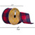 Vickerman Q201310 2.5"x10yd Red Black Plaid Ribbon