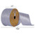Vickerman Q202436 2.5"x10yd Silver Sheen Glitter Lines