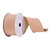Vickerman Q214611 - Beige Wired Decorative Ribbon - 2.5" x 10 Yards
