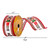 Vickerman Q214631 2.5"x10yd Red/Cream Nutcracker Ribbon