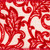  Vickerman Q214855 2.5"x10yd Cream Red Filigree Ribbon 