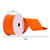 Vickerman Q214887 2.5"x10yd Orange Faux Suede Ribbon