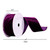  Vickerman Q215017 2.5"x10yd Plum Velvet Ribbon 