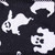  Vickerman Q215039 2.5"x10yd Black White Ghosts Ribbon 