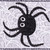 Vickerman Q215051 2.5"x10yd Gray Black Spider Ribbon