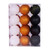 Vickerman N220570 3" Orange Black White Orn Asst 24/box