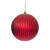 Vickerman N222403DMV - 6 inch Red Matte Ball Outdoor Christmas Ornament - 4 Pack