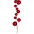 Vickerman N222603 - 10 ft Red Ornament Garland - Unlit