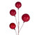  Vickerman N222803 10ft Red Pearl Branch Ball Garland 