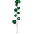 Vickerman N222804 - 10 ft Green Ornament Garland - Unlit
