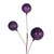 Vickerman N222826 - 10 ft Plum Ornament Garland - Unlit