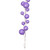 Vickerman N222886 - 10 ft Lavender Ornament Garland - Unlit