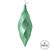Vickerman M183144S 8" Seafoam Green Shiny Swirl Finial 6/Bg