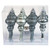 Vickerman N500225 - 7 inch Limestone Finial Christmas Ornament - 8 Pack