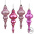 Vickerman N500245 7" Mauve Finial 4 Finish Asst 8/Bx