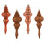 Vickerman N500271 7" Coral Finial 4 Finish Asst 8/Bx