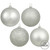 Vickerman N590607 2.4" Silver 4 Finish Orn Asst 24/Box
