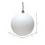 Vickerman N590611DMV - 2.4 inch White Matte Ball Outdoor Christmas Ornament - 24 Pack
