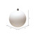 Vickerman N590611DSV 2.4" White Shiny Ball UV 24/Bag