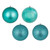 Vickerman N590642 2.4" Teal 4 Finish Orn Asst 24/Box