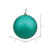 Vickerman N590642DG - 2.4 inch Teal Glitter Ball Christmas Ornament - 24 Pack