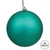 Vickerman N590642DMV - 2.4 inch Teal Matte Ball Outdoor Christmas Ornament - 24 Pack