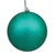 Vickerman N590642DMV - 2.4 inch Teal Matte Ball Outdoor Christmas Ornament - 24 Pack