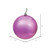 Vickerman N590645DSV - 2.4 inch Mauve Shiny Ball Outdoor Christmas Ornament - 24 Pack