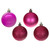 Vickerman N590659 2.4" Hot Pink 4 Finish Orn Asst 24/Box