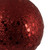 Vickerman N590660 - 2.4 inch Red & White Glitter Ball Christmas Ornament - 24 Pack