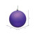 Vickerman N590666DMV - 2.4 inch Purple Matte Ball Outdoor Christmas Ornament - 24 Pack