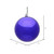 Vickerman N590666DSV - 2.4 inch Purple Shiny Ball Outdoor Christmas Ornament - 24 Pack