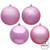 Vickerman N590679 2.4" Pink Ball 4 Finish Asst 24/Bx