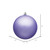 Vickerman N590686DMV - 2.4 inch Lavender Matte Ball Outdoor Christmas Ornament - 24 Pack