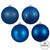 Vickerman N590702 2.75" Blue 4 Finish Orn Asst 20/Bx