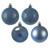 Vickerman N590729 2.75" Periwinkle 4-Finish Orn Asst 20Box
